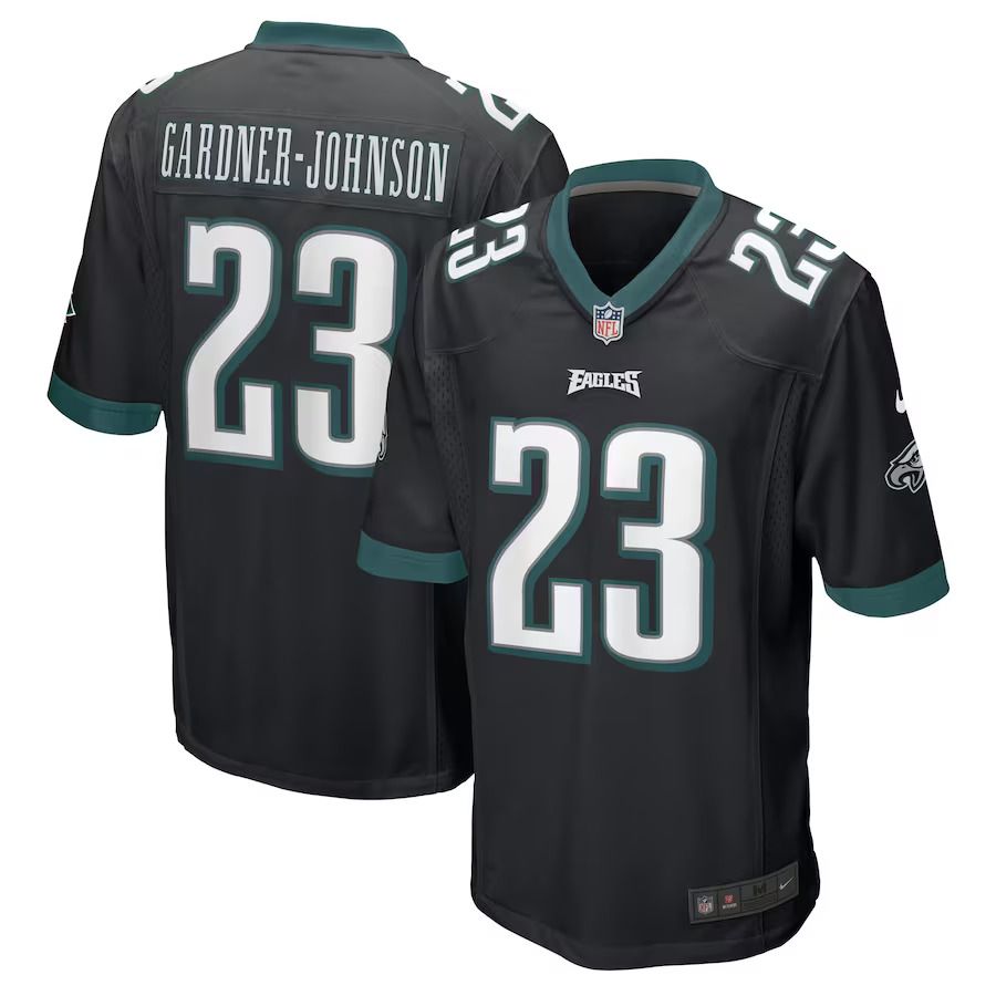 Men Philadelphia Eagles #23 C.J. Gardner-Johnson Nike Black Alternate Game Player NFL Jersey->philadelphia eagles->NFL Jersey